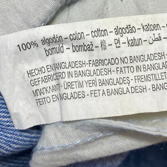 Zara Women's Blue Distressed High Waisted Straight Leg Denim Jeans Pants Size 2 - Picture 5 of 5